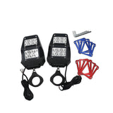 Utv Rear- Mirror Automotive Supplies Three-color Rear- Mirror With Light Side Rear- Mirror