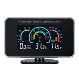 3in1 Digital Meter DC 12V/24V Vehicle Car LCD Water Temperature Meter Thermometer Voltmeter Oil Pressure Gauge 10mm Sensor BG002