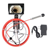 Self Leveling Sewer Camera 7in HD Screen Pipe Borescope Drain Inspection IP68 Waterproof Plumbing Cam with 6 LED Light 20m/65.6FT