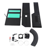 Laser Engraver Enclosure 700x700x400mm Flame Retardant Noise Smoke Odor Reduction Laser Cutter Protective Cover 100240V EU Plug