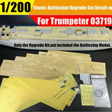 1/200 Titanic Wooden Deck Metal Super Detail-up Upgrade Set for Trumpeter 03719