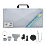 Portable Airbrush Spray Booth with LED Light for Painting Cake Craft Nails T Shirts