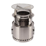 Campfire Camping Stove Portable Backpacking Survival Stove Multi Function Burning Rocket Stove for BBQ Camping Hiking