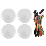 64 Gradient Color Door o Speaker Mood Lighting Luminous Cover Fits for Benz E Series