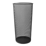 Umbrella Holder Round Stylish Metal Mesh Umbrella Stand Rack for Home Entryway Office Hotel Black