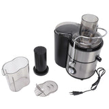 Electric Juicer 500W Large Opening Full Auto 2 Speed Stainless Steel Masticating Juicer for Home Kitchen
