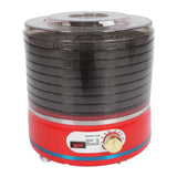 Food Dehydrator Machine 8 Tray Red Electric Dehydrated Dryer Machine for Fruit Herbs Meat Veggies  220240V