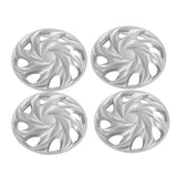 4 Pcs 14 Inch Wheel Hub Cap Universal Fit Silvery Wheel Hub Rim Cover for Cars Trucks Vans