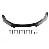 3pcs Front Bumper Lip Spoiler Carbon Fiber Style Accessory Fit for Civic 2016?2020