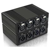 4 Channels XLR Audio Fiber Optical Extender Via SC Fiber Optical Up to 20Km XLR Balanced Extender A