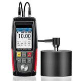 Ultrasonic Thickness Gauge,1-200mm and 0.01mm Resolution, Professional Backlit LCD Display Color Screen Thickness Tester