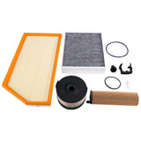 4PCS Air Filter A6540940004 +A6541801100+A6540920005+A1668300018 for E220d (W213)2.0TDI 2016 - 2023