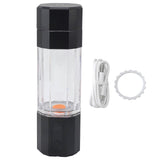 Hydrogen Water Bottle 208ml Rechargeable Portable Hydrogen Water Generator 1600mAh Hydrogen Rich Water Glass Health Cup for Home Office