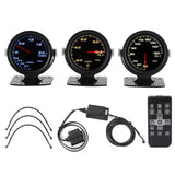 Universal 60mm OBD2 Gauge Combo - Turbo Boost, Oil Pressure & Temperature, 17 Colors