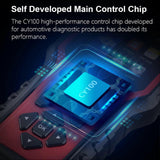 OBDII Scanner Diagnostic Tool: Car Code Reader with Oil Reset and Fault Codes