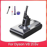 21.6V 8000MAh Battery Compatible For V8 Li-ion Vacuum Cleaner With Filter