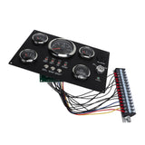 5in1 Digital Gauge Cluster Engine RPM Fuel Level Oil Pressure Water Temp Voltage Meter Alarm Function for RV Boat Yacht