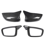 Carbon Fiber Side Mirror Cover Scratch Proof Fully Wrap Rearview Mirror Cap for G20 G22 G30 G11 LHD