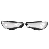 Pair Headlight Lens Cover Replacement PC Transparent Headlamp Shade Fit for A3 (8V)/ RS3