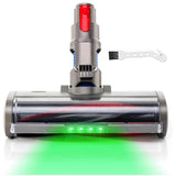 Brush for V8 V10 V11 V15 Vacuum Cleaner Floor Brush with Green LED Lights for Carpets and Hard Floor