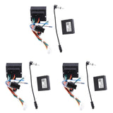 3X Radio Cable with CANBus Box for H B Power Wiring Harness for Android Headunit Installation Adapte