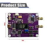 6GHz RF Signal Generator 23.5mhz-6000mhz Module Keypad Version Oled Screen Display HMC833