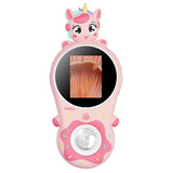 Mini Kids Optical Microscope 500x Magnification 200MP Camera Lens with Photo and Video Function Sili