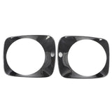 2Pcs Exterior Headlight Frame Trim Bezel Carbon Fiber Cover Fit for Mercedes?Benz G?Class 2019?2020