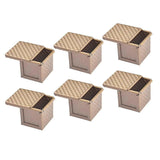 6x Square Loaf Pan With Lid Toast Mold Bread Pan Pullman Loaf Pan With Cover Nonstick Mini Water C F