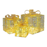 Christmas Decoration Gift Box Threepiece Set