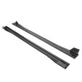 4pcs 78.7in Side Skirt Rocker Winglet Splitters Universal Anti?Scratch Protector for Car Modification