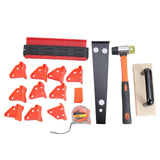 Vinyls Floor Installation Kit Laminate Wood Flooring Tool with Spacers Heavy Duty Pull Bar and Tapping Block Fiberglass