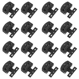 8 Pair Glass Door Hinge Cabinet Display Cabinet Wine Cabinet Door Hinge Replacement Parts Free Openi