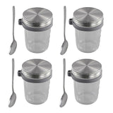 Jars For Overnight Oats 4 Pack 350ml Overnight Oats