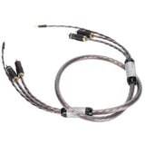 Xangsane XS?0610 Vinyl Tonearm Signal Line with Ground Wire 2RCA Male to 2RCA Male Enthusiast o Cable1.5M