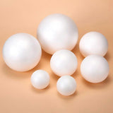 100pcs Foam Balls: White Blank Polystyrene Foam Balls - High-Density Smooth Round Craft Spheres For Diy Projects Wedding Holiday Party School Art Supp
