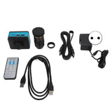 4K Industrial FHD Microscope Camera - 8-50mm Lens, HDMI/USB, Live Streaming Capable