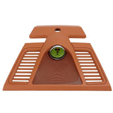 Dashboard Clock Display Surround Trim 970 552 151 01 6W0 with Green Stopwatch Replacement for Panamera 2010?2016 Cognac