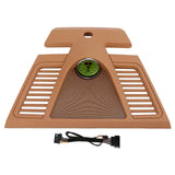 Upper Center Dashboard Cover 970 552 151 01 6W0 Dash Clock Bezel Replacement for Panamera 2010?2016 Luxor Beige