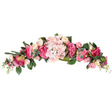 Wedding Arch Flower Rustic Artificial Floral Swag Door Wreath for Lintel