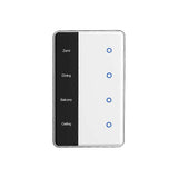 TUYA Zigbee DIY Name Switch 4 Gang Smart Touchscreen Switch US Type Work with Tuya Home Voice Control
