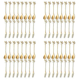 Dessert Spoon and Fork Set Cake Fork Coffee Spoon Fruit Fork Stainless Steel