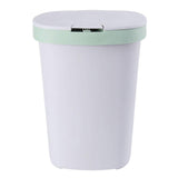1Pc Push-button Plastic Trash Can Convenient For Garbage Bags Silent Garbage Can Large Capacity Square Trash Can Stylish Living Room Kitchen Garbage C