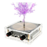 Bluetooth Music Teslacoil, Artificiallightning Arc Teslacoil Arc Plasma, Touchable Spark- Generator Teslacoil,EU Plug