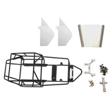 Full Tube Frame Metal Chassis Metal Body Roll Cage for C14 C24 C24-1 1/16 RC Car Upgrade Parts,Black