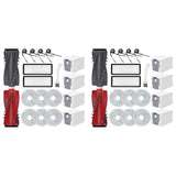 2 Set for Qrevo Curve/P20 Pro Robot Vacuum Cleaner Replacement Parts Main Side Brushes Dust Bags Wip