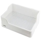 Pet Cage Toilet Bunny Litter Box Tray-shaped Bunny Toilet Rabbit Litter Box