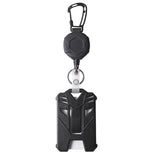 Easy-pull Card Heavy Duty Retractable Id Badge Holder with Stainless Steel Reel Vertical Lanyard for Easy