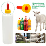 400ml Lamb Puppy Milking Bottle Nipple Drinker Plastic Piglet Sheep Goat Feeding Waterer Nursery Farming Veterinary