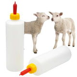 400ml Lamb Puppy Milking Bottle Nipple Drinker Plastic Piglet Sheep Goat Feeding Waterer Nursery Farming Veterinary